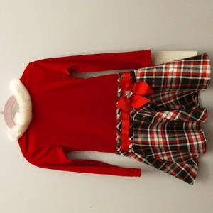 NWT Dollie & Me Holiday Dress - Size 4T